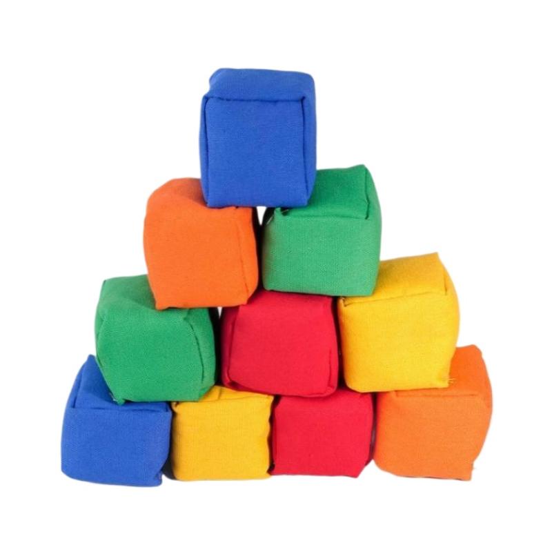 Kids Outdoor Bean Bag - Mini bolsas de tela coloridas, sacos