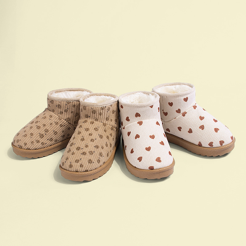 Kids Outdoor Boots - Botas cortas cálidas de invierno para