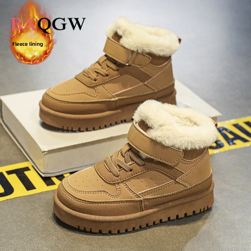 Kids Outdoor Boots - Botas de algodón para exteriores para
