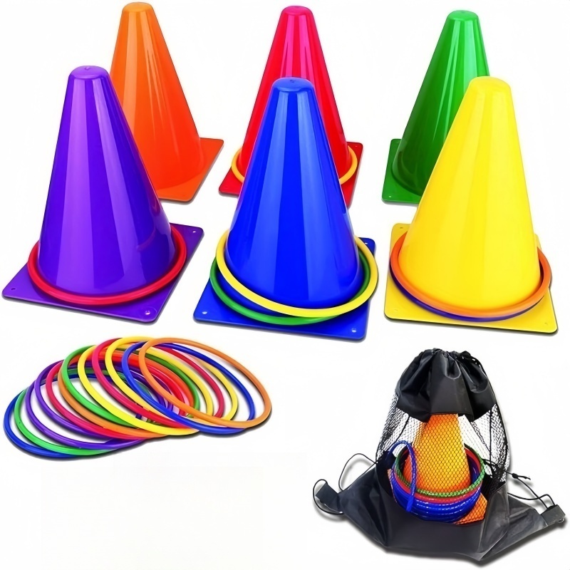 Kids Outdoor Yard Tools - 1 Juego de anillos de conos