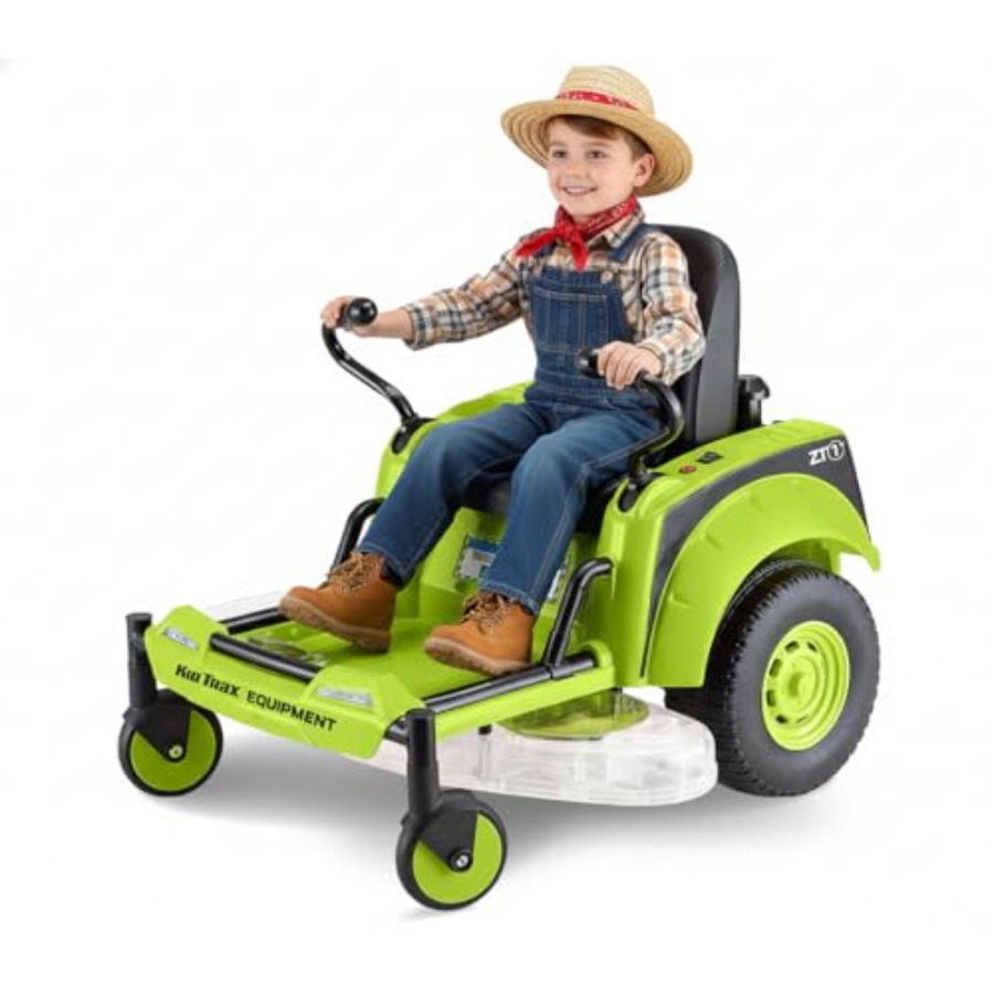 Kids Outdoor Lawn Mower - Kid Trax 12V Cortacésped de Giro