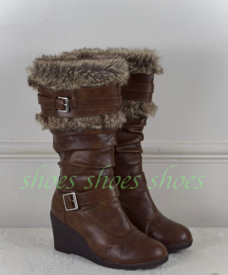 Kids Outdoor Boots - Botas de mujer vintage marrones de