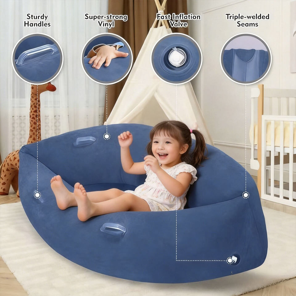 Kids Outdoor Lounger Chair - Sillón Plegable Portátil Moderno Tipo Cápsula