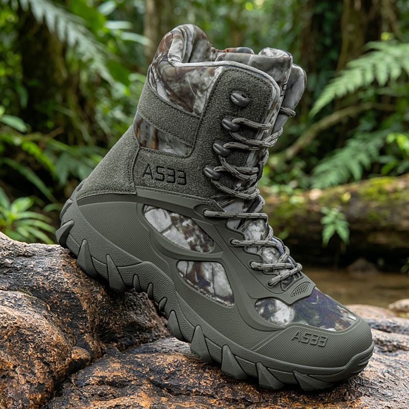 Kids Outdoor Boots - Botas tácticas para hombre, botas militares
