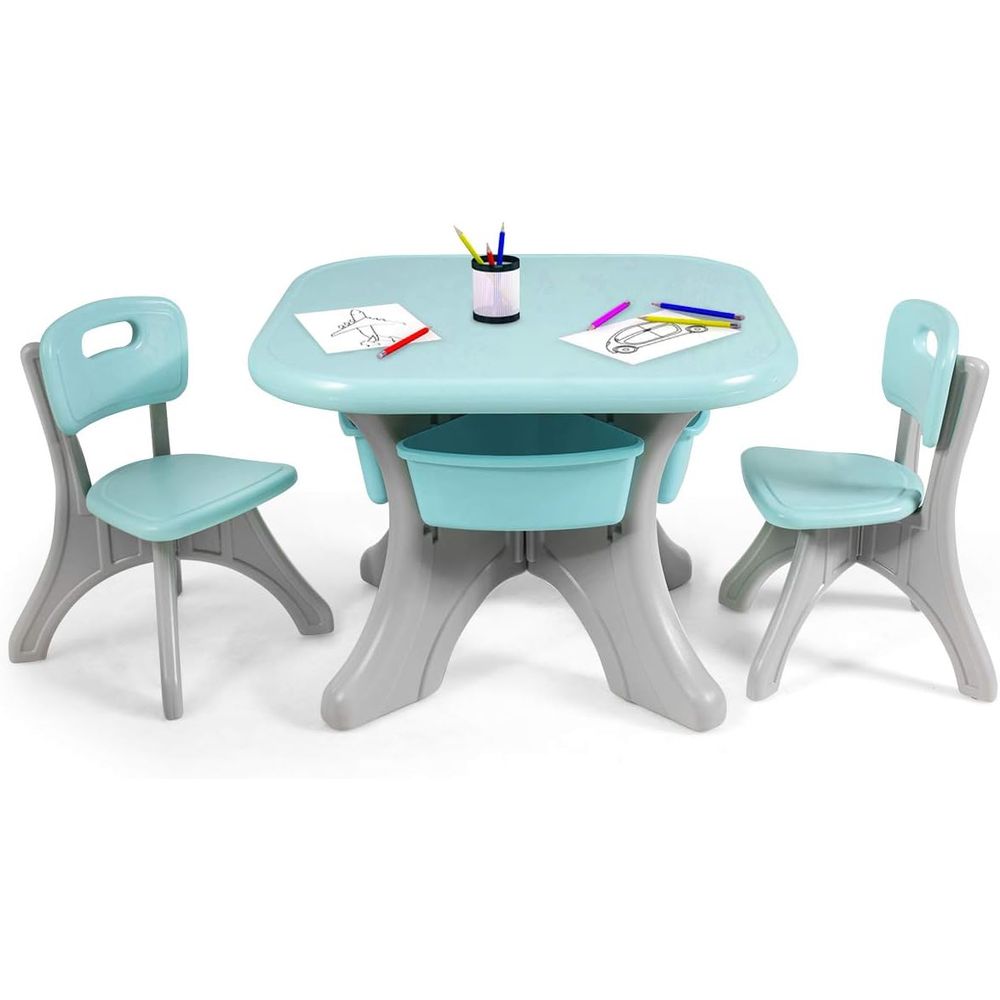 Kids Outdoor Chair And Table - Mesa y Sillas para Niños, Juego
