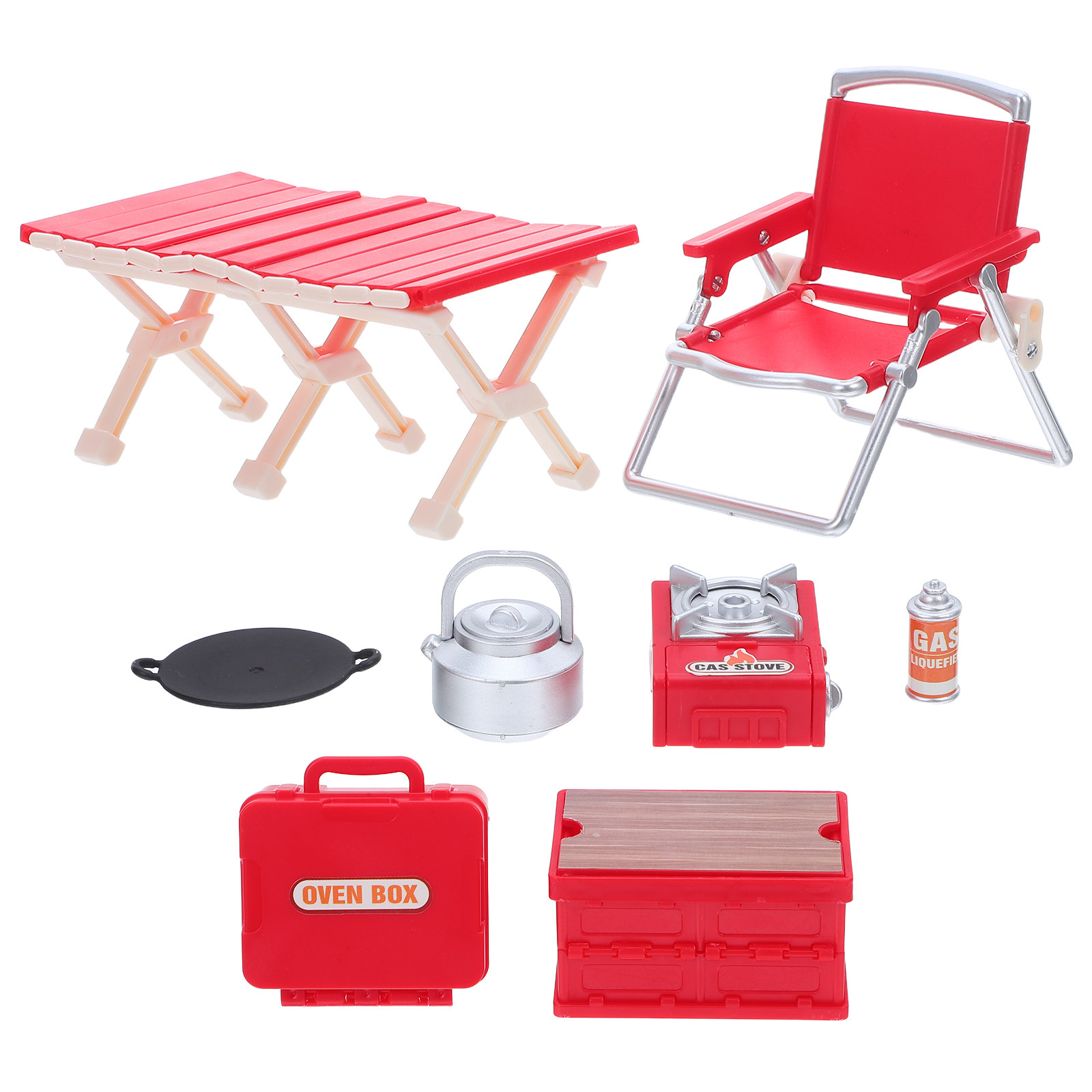 Kids Outdoor Chair And Table - 1 Juego de accesorios de camping