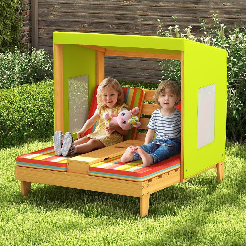 Sillón Reclinable Infantil par - Kids Outdoor Lounger Chair reseña y precio