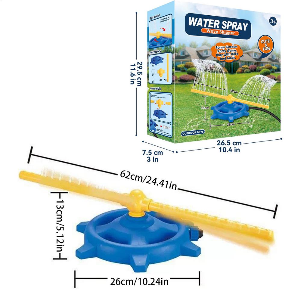 Aspersor de agua giratorio de  - Kids Outdoor Yard Tools reseña y precio