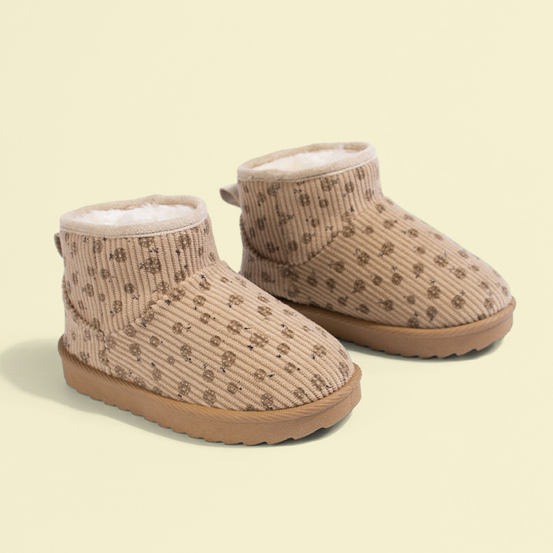Botas cortas cálidas de invier - Kids Outdoor Boots reseña y precio
