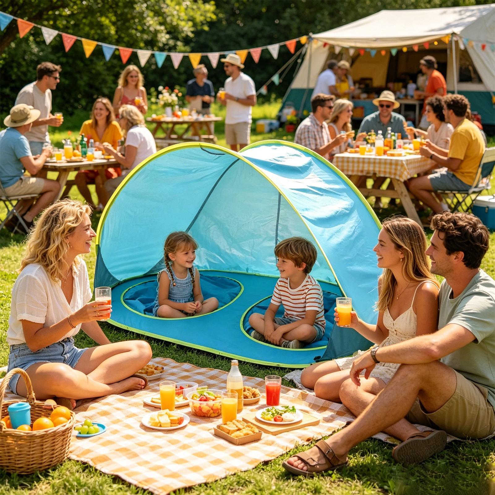 Carpa de playa para niños con  - Kids Outdoor Teepee reseña y precio