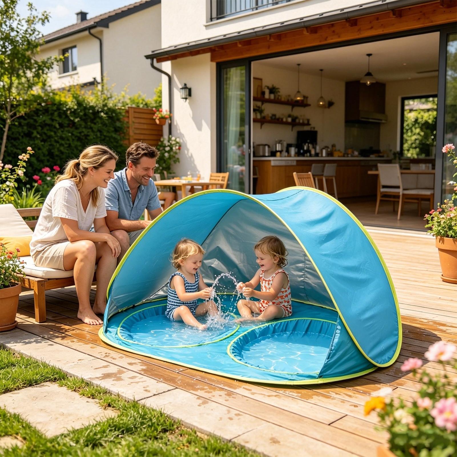 Carpa de playa para niños con  - Kids Outdoor Teepee reseña y precio