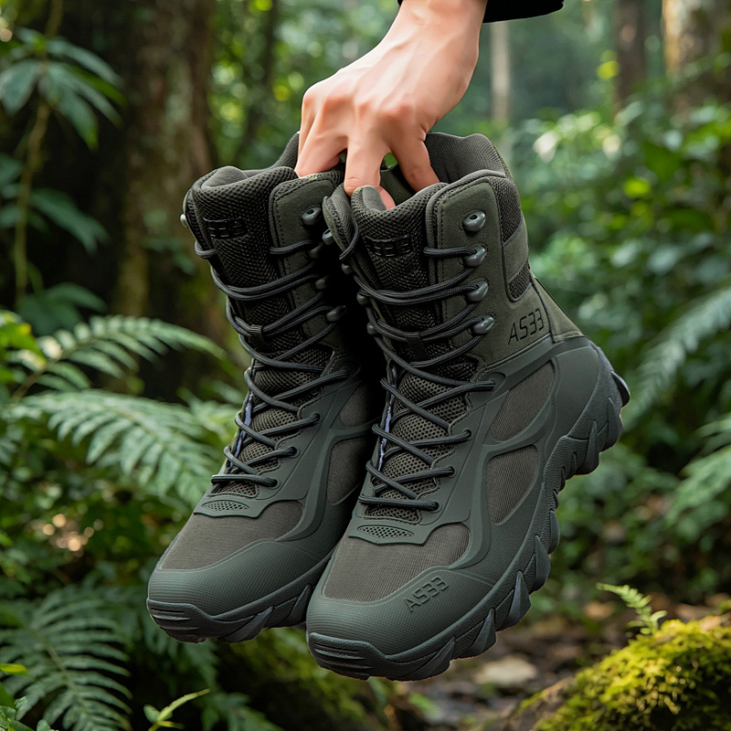 Botas tácticas para hombre, bo - Kids Outdoor Boots reseña y precio