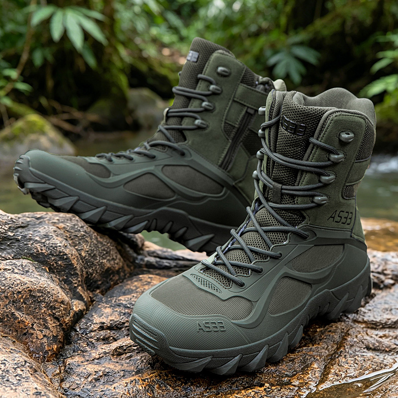 Botas tácticas para hombre, bo - Kids Outdoor Boots reseña y precio