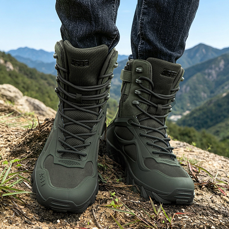 Botas tácticas para hombre, bo - Kids Outdoor Boots reseña y precio