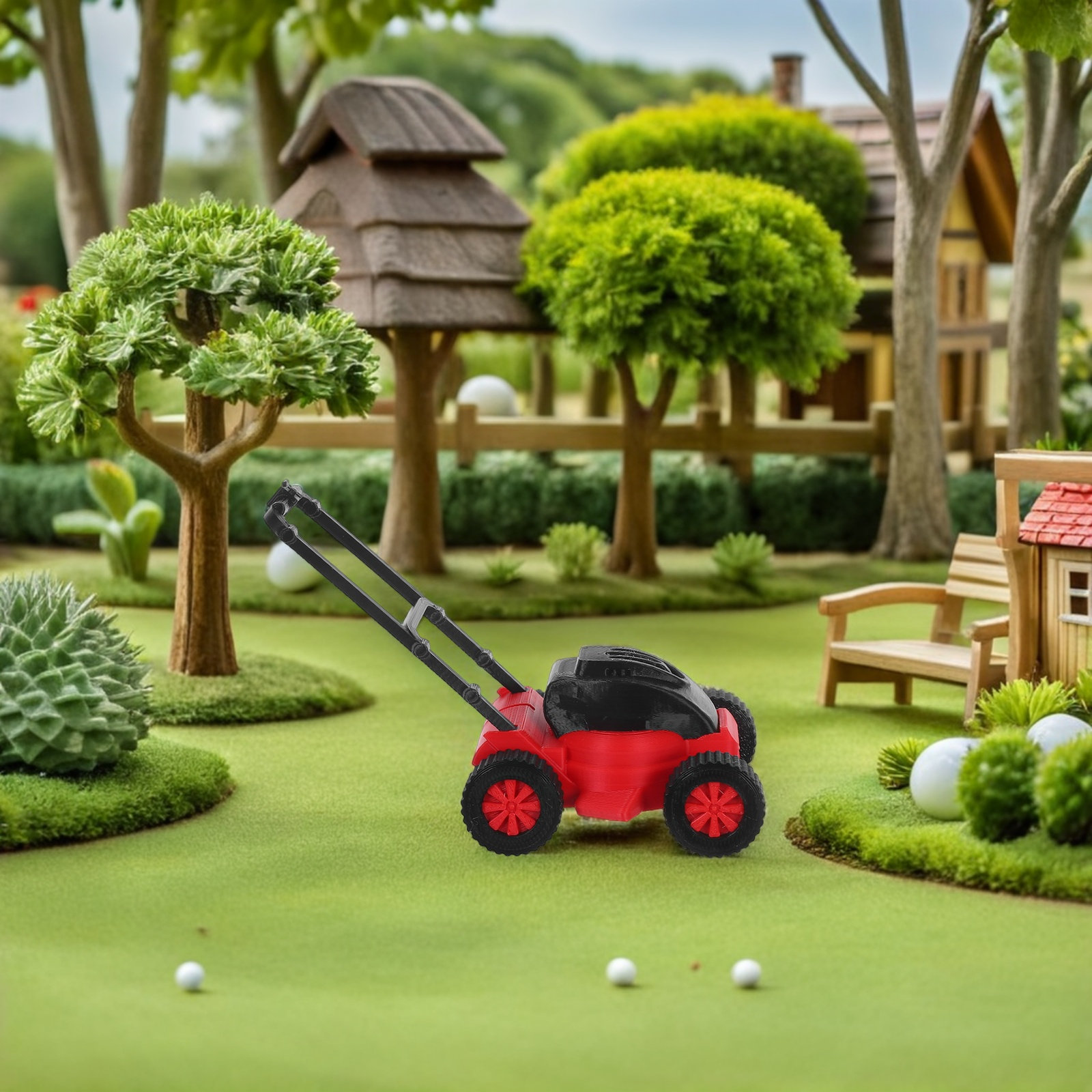 Cortacésped en miniatura, real - Kids Outdoor Lawn Mower reseña y precio