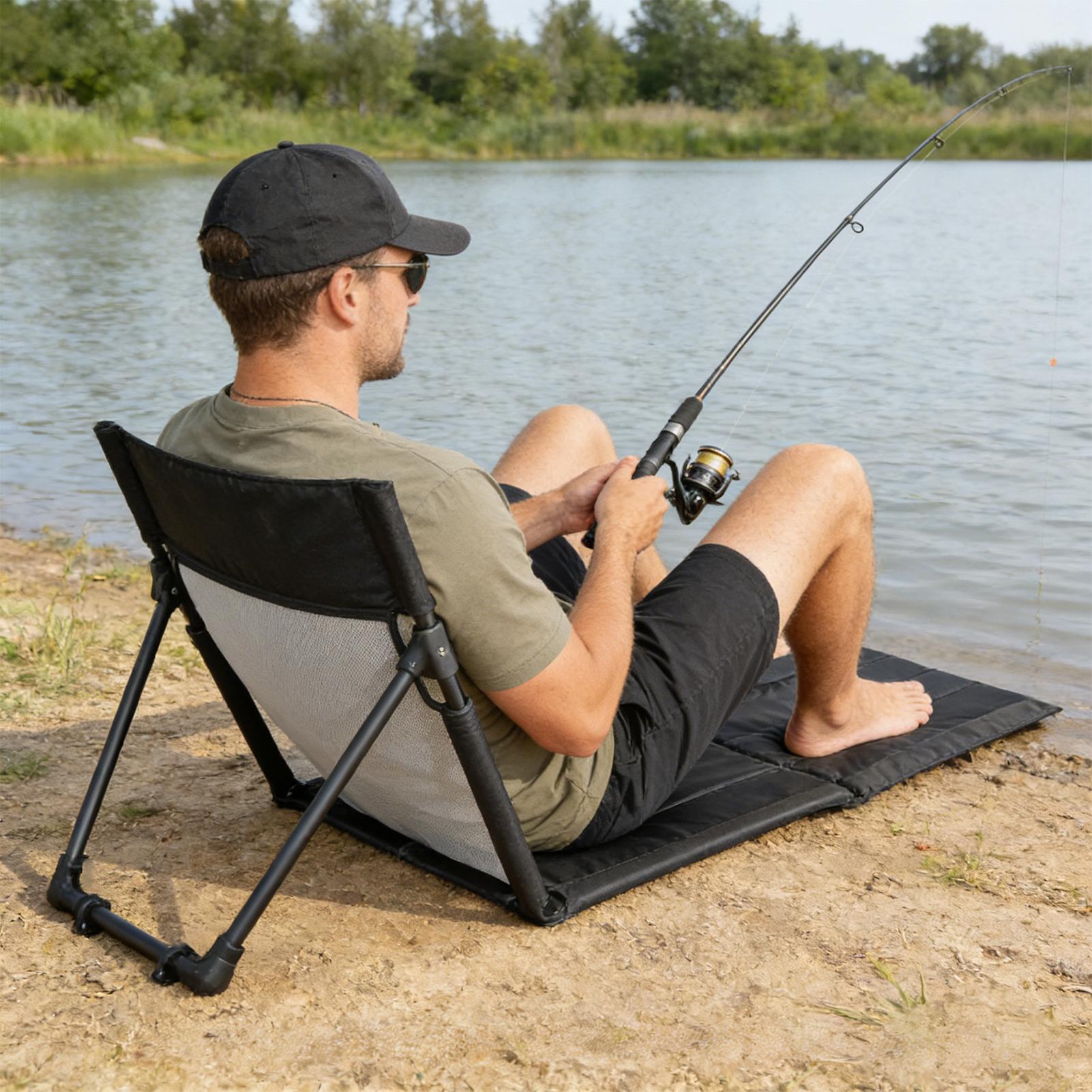 Silla de playa plegable, colch - Kids Outdoor Lounger Chair reseña y precio