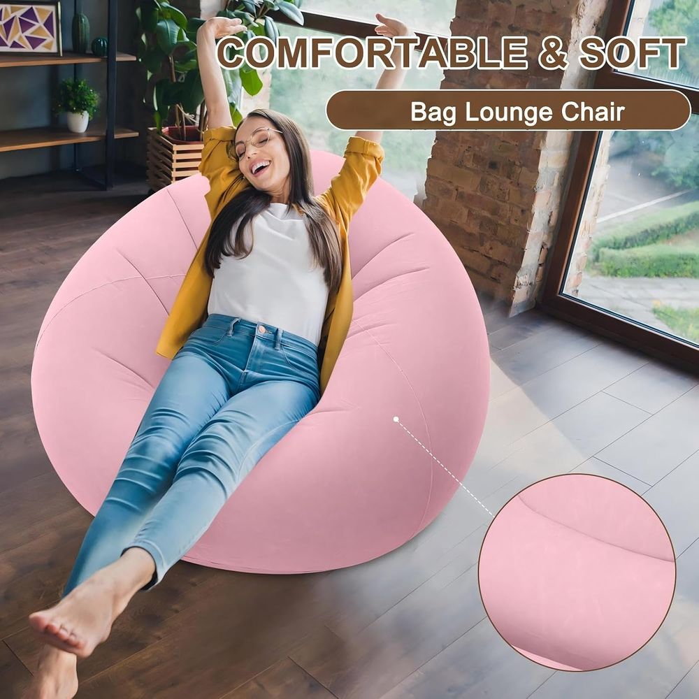 Sillones Inflables Tipo Puff,  - Kids Outdoor Bean Bag reseña y precio