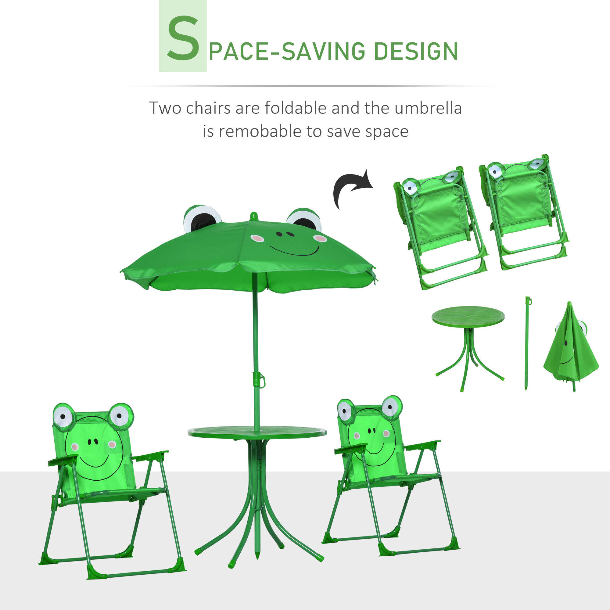 Conjunto de Mesa y Sillas para - Kids Outdoor Chair And Table reseña y precio