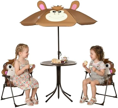 Conjunto de Mesa y Sillas para - Kids Outdoor Chair And Table reseña y precio