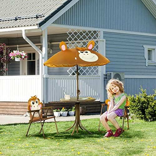 Conjunto de Mesa y Sillas para - Kids Outdoor Chair And Table reseña y precio