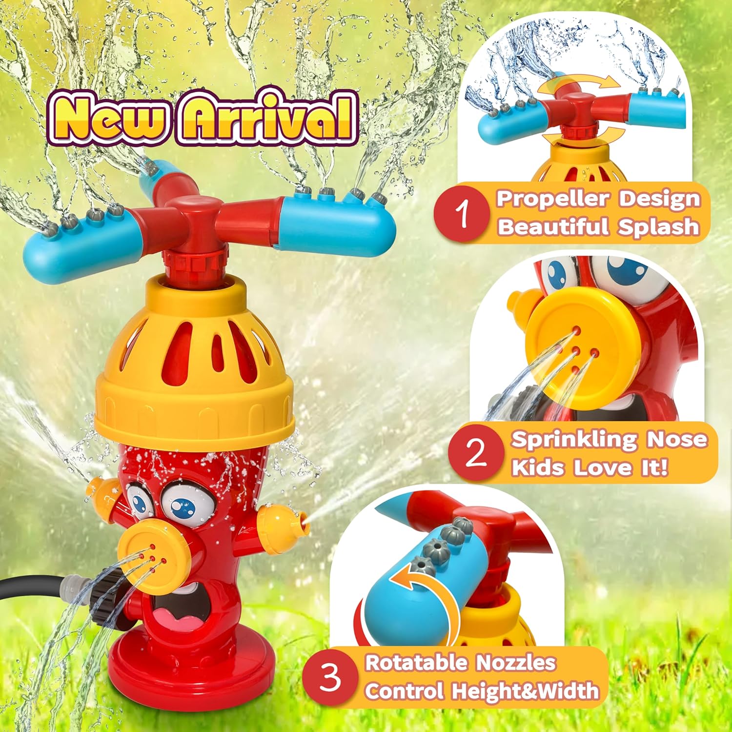 Juguete de Rociador de Agua pa - Kids Outdoor Yard Tools reseña y precio