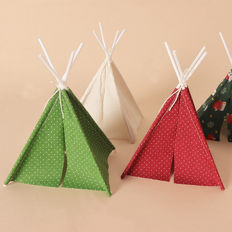 Mini Tienda de Campaña Navideñ - Kids Outdoor Teepee reseña y precio