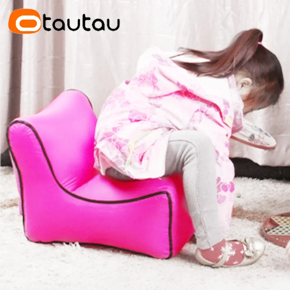 OTAUTAU-silla inflable portáti - Kids Outdoor Lounger Chair reseña y precio