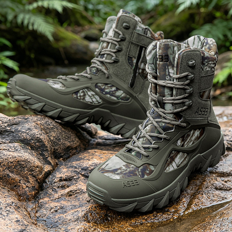 Botas tácticas para hombre, bo - Kids Outdoor Boots reseña y precio