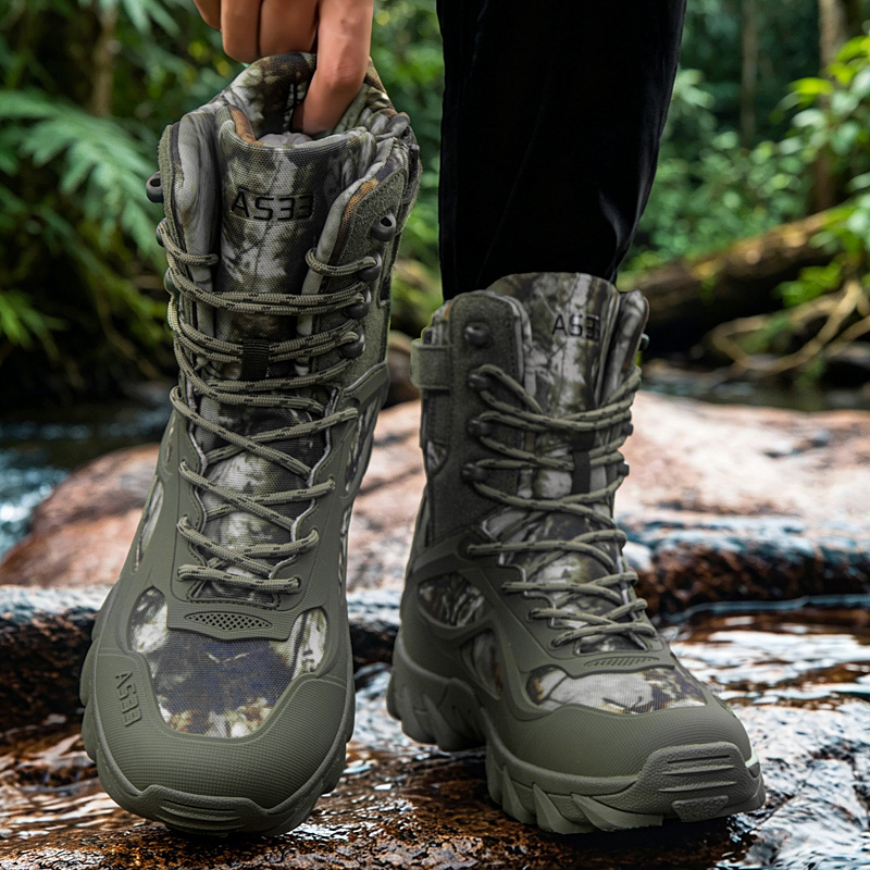 Botas tácticas para hombre, bo - Kids Outdoor Boots reseña y precio