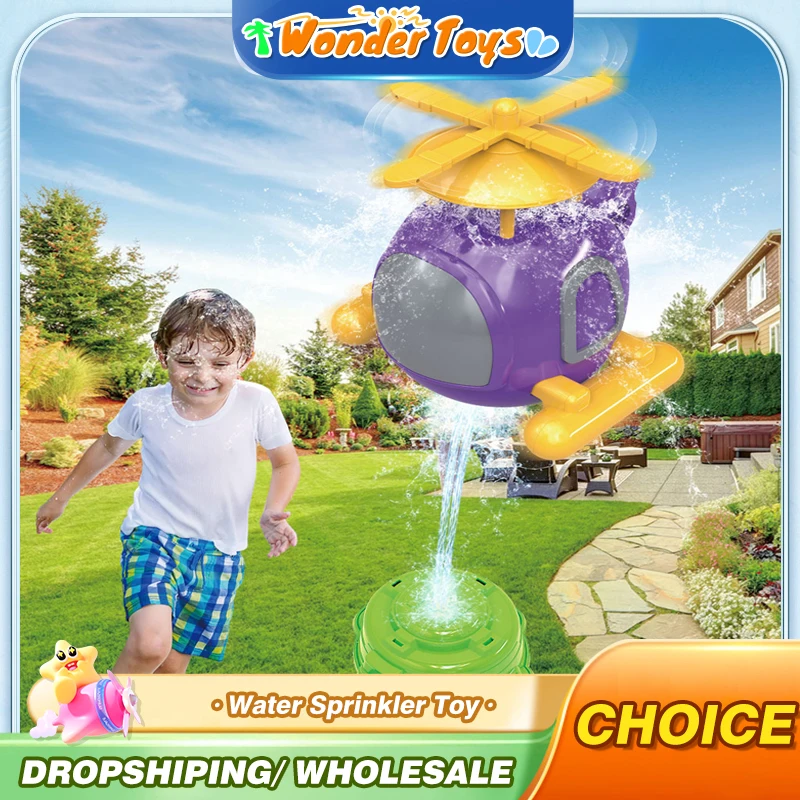 Aspersor de helicóptero, jugue - Kids Outdoor Yard Tools reseña y precio